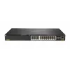 Hewlett Packard Enterprise HPE Aruba 6300M - Switch - L3 - gerido - 24 x 1/2,5/5/10GBase-T + 4 x 1 Gigabit / 10 Gigabit / 25 Gigabit / 50 Gigabit SFP56 (Uplink / Stacking) - Frente