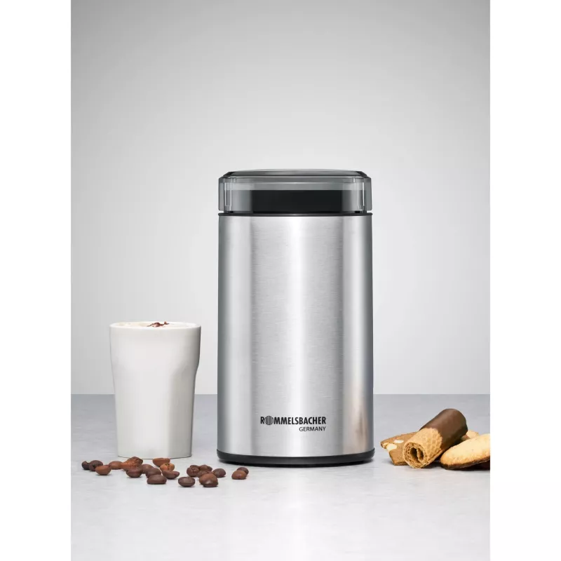 Moinho de café Rommelsbacher lâmina de impacto EKM 100 aço inoxidável