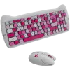 Conjunto de teclado e rato sem fios CANYON HSET-W6 Pink Kitty Edition