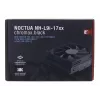 Dissipador de CPU Noctua NH-L9I-17XX chromax.Preto — dissipador low-profile LGA1700, ventoinha de 92 mm, 37 mm de altura