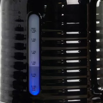 Chaleira elétrica Petra 1,7 l 3 kW preta