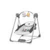 Cadeira de bebé Lionelo OTTO COZY cinzento — cadeira de bebé compacta, assento macio, cinto de segurança