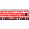 Sharkoon SKILLER SGK50 S3 Design Bundle D3 conjunto para jogos, tapete de rato de 400 x 900 mm, teclas PBT, vermelho/preto