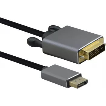 Cabo DisplayPort para DVI helos 1,0 m – ligação de vídeo digital, compatível com Single-Link DVI