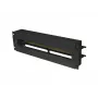 Lanberg AK-VDP103-B painel de distribuição de tensão de 19 polegadas 3U com calha DIN TS-35, preto