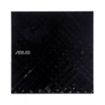Unidade ótica externa DVD±RW ASUS SDRW-08D2S-U Lite, USB 2.0, preta, 24x CD / 8x DVD, 142×142×20 mm