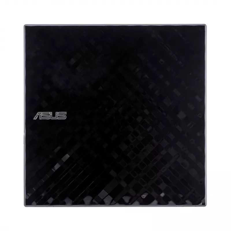 Unidade ótica externa DVD±RW ASUS SDRW-08D2S-U Lite, USB 2.0, preta, 24x CD / 8x DVD, 142×142×20 mm