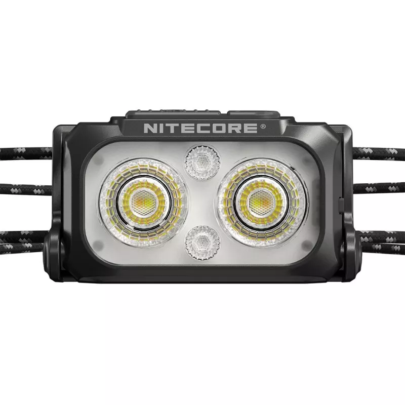 Lanterna de cabeça Nitecore NU25 MCT UL recarregável leve 400 lm temperatura multicolor