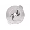 Beper P102ROB001 picador de alimentos, recipiente de vidro de 1,5 l, 500 W, 2 velocidades, 4 lâminas de aço inoxidável, aço inoxidável / preto