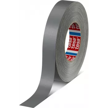 Fita adesiva têxtil Tesa 04651 25 m x 50 mm, cinzento, fita adesiva de tecido