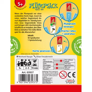Der Plumpsack geht um, jogo de memória