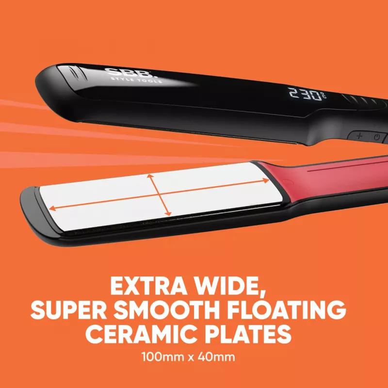 SBB SBST-2000-EU Straight Up Shine XL alisador de cabelo de cerâmica