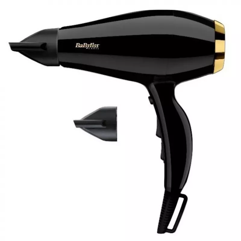 BaByliss Super Pro 2300 secador de cabelo, 2300 W, preto/dourado