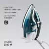 Ferro de engomar a vapor Maestro MR-304C, 2200 W, branco/azul – ferro de engomar a vapor para uso doméstico