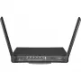 Router de secretária MikroTik hAP ac³ Dualband Wi‑Fi 5, Qualcomm IPQ4019 719 MHz, 5x Gigabit RJ‑45, 1x USB, PoE, 2 antenas externas, preto