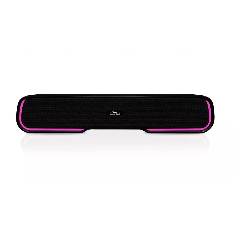 Altifalante MEDIA‑TECH Phantom MT3180 Soundbar 450W RMS, 80W alimentado por bateria, Bluetooth, com fios e sem fios, preto