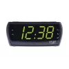 Rádio-despertador Adler AD 1121 — rádio-despertador, sintonizador FM/AM, visor LED, backup a pilhas, preto