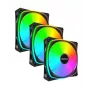MONTECH AX120 PRO preto 120mm ARGB pack de 3