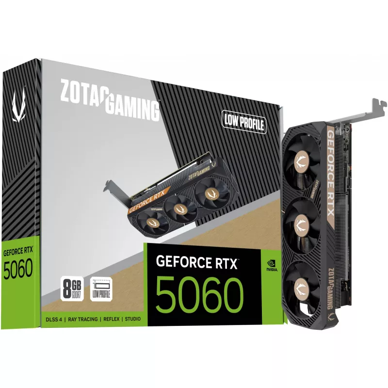 Placa gráfica Zotac GAMING GeForce RTX 5060 Low Profile 8 GB GDDR7