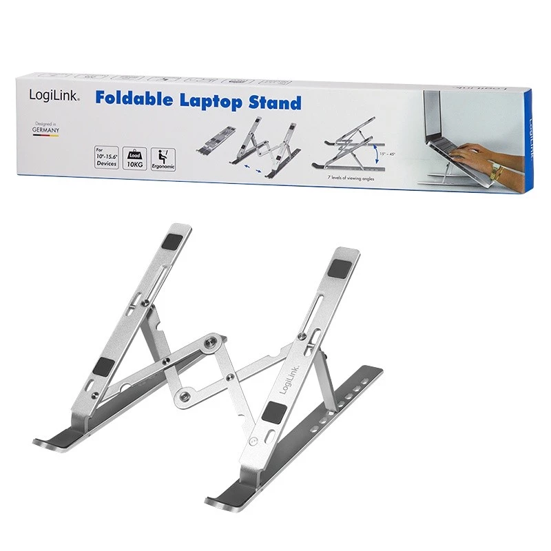 Suporte para portátil LogiLink AA0134 prateado 40,6 cm (16 polegadas)