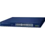 Switch gerido PLANET 24 portas 10/100/1000T + 2 portas L2 Gigabit Ethernet