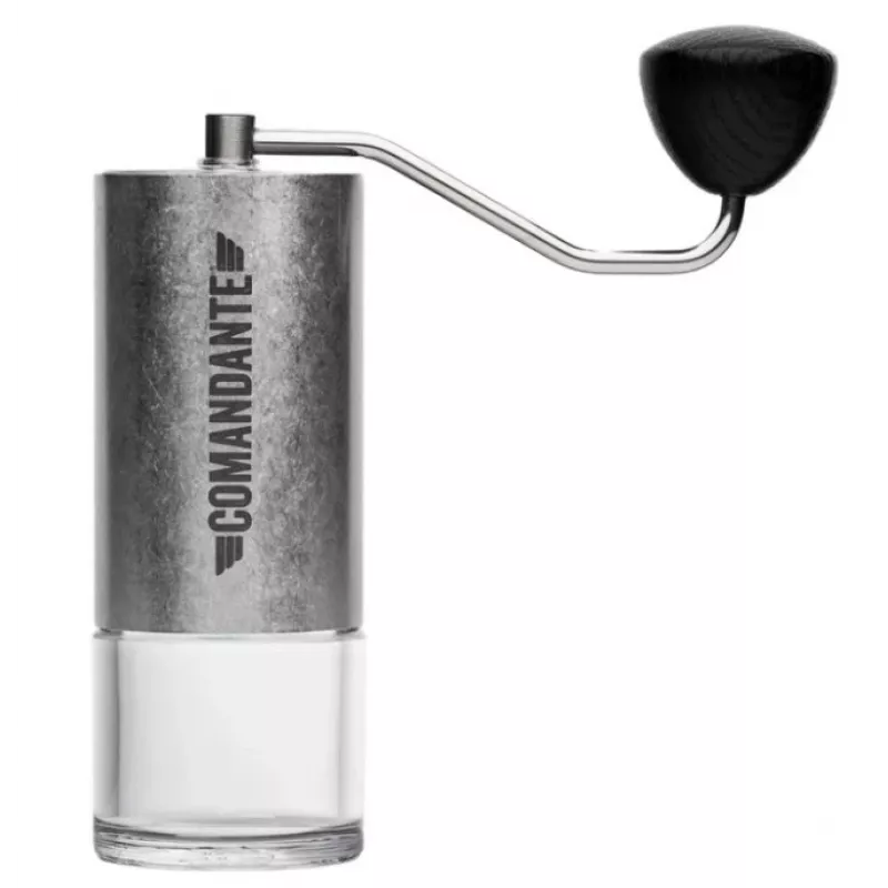 Moinho de café manual Comandante C40 MK4 Lab Series Tigershark Stone Washed