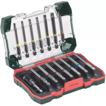 Conjunto de bits Metabo 626718000 — 15 peças, bits de aparafusar sortidos