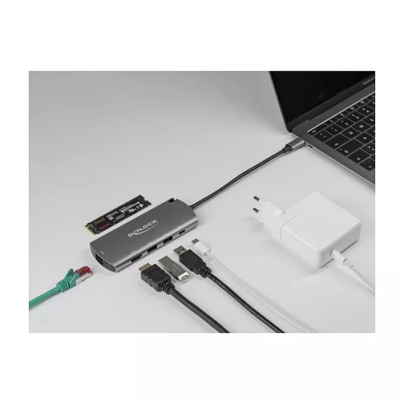 Docking station DeLOCK USB Type-C com slot M.2