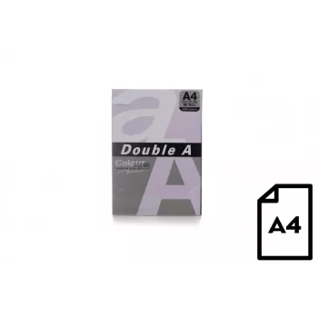 Papel colorido Double A, 80g, A4, 500 folhas, lavanda