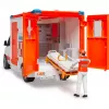 Bruder 1/16 Mercedes-Benz Sprinter ambulância com condutor