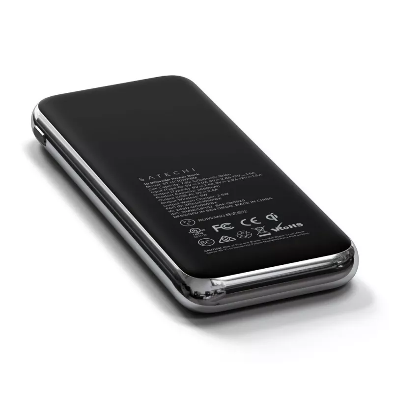 Power bank sem fios Satechi Quatro ST-UC10WPBM, 10000 mAh, preto