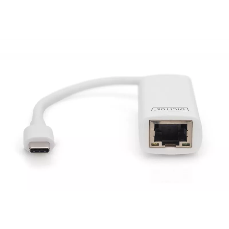 Adaptador Digitus DN-3024 USB 3.0 20 cm 1x USB-C para 1x RJ45 blindado
