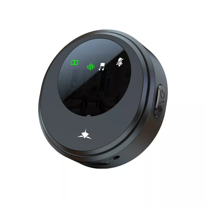 White Shark DSM-06 Tassa Microfone de lapela sem fios, USB-C, preto