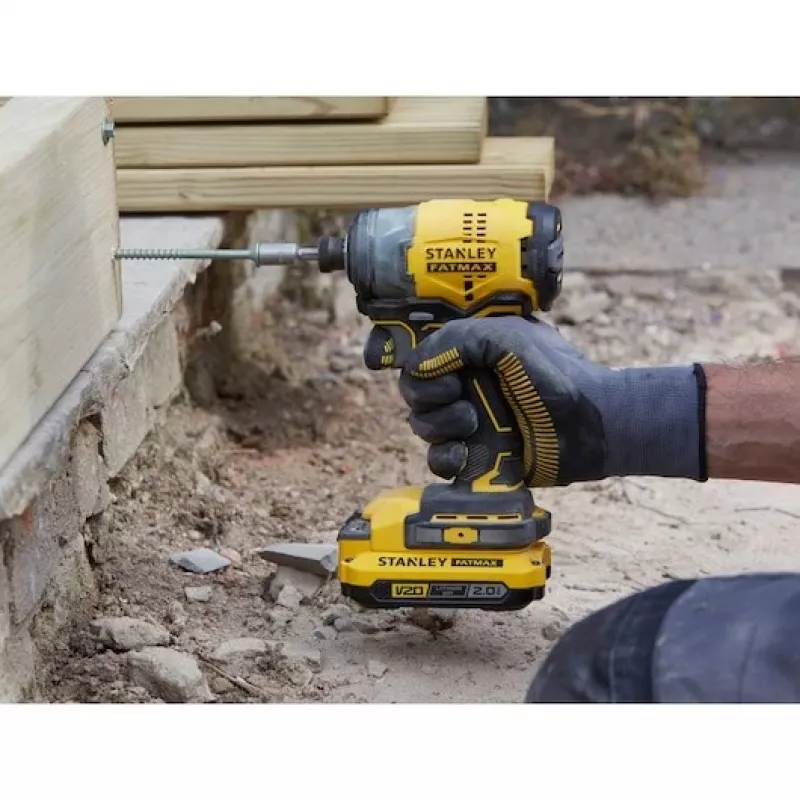 Stanley SFMCF820D2K Parafusadeira de impacto 2900 rpm Preto, Amarelo