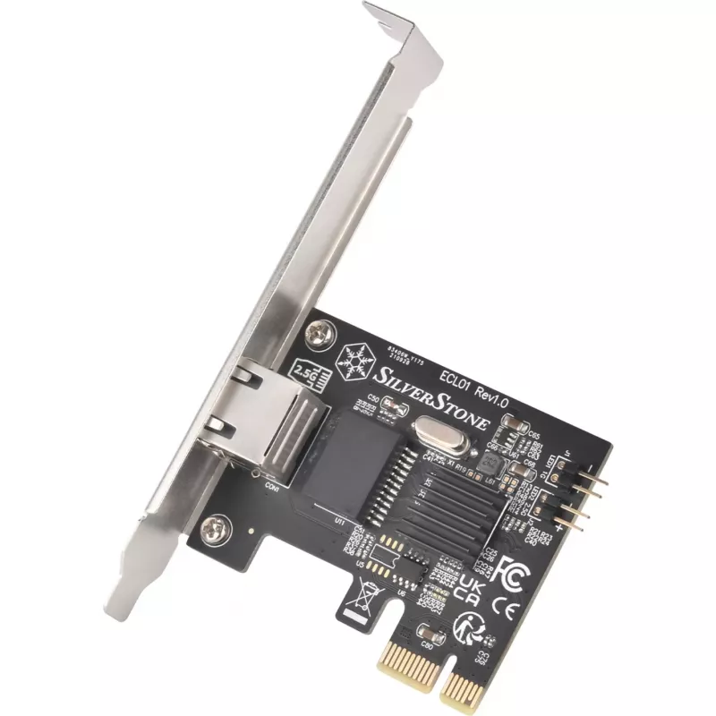 Silverstone ECL01, placa de rede 2,5G, PCIe