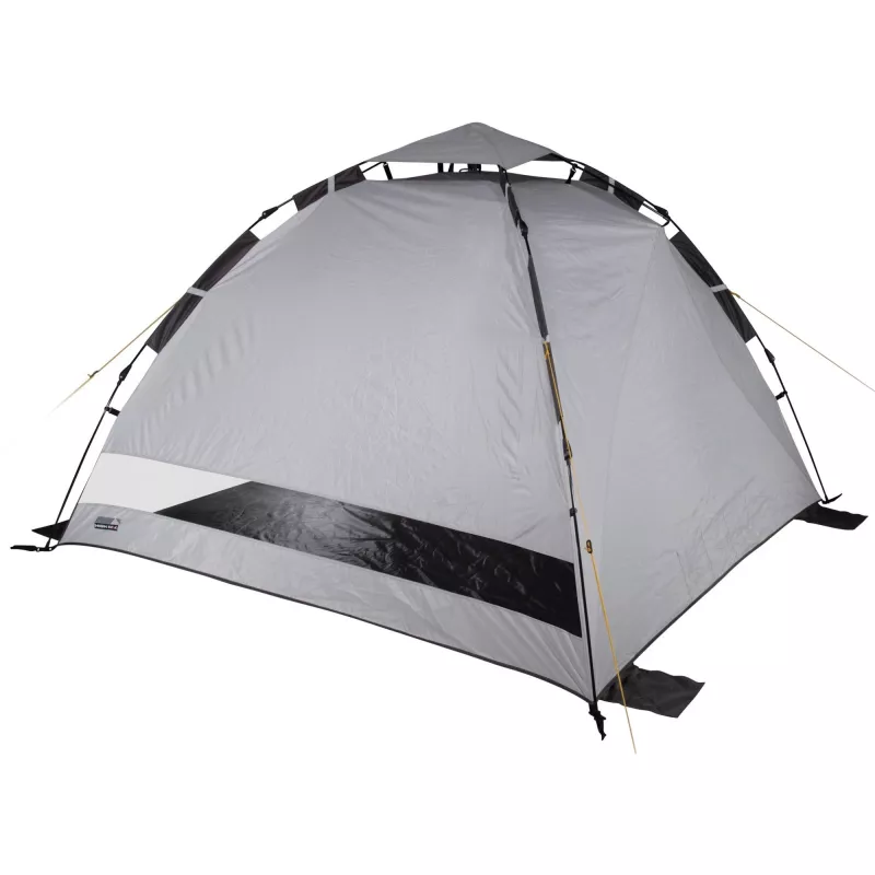 Tenda de praia High Peak Calida 80 — alumínio/cinzento, poliéster, altura 1300 mm, chão impermeável, 4 sacos de areia