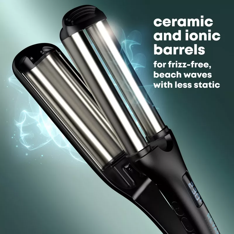 Modelador de caracóis e ferro de alisar Revamp Wave Define Styler WV-1750-EU 2-em-1