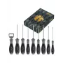 Conjunto de chaves de fendas Wiha 46544 — 9 peças SoftFinish Limited Edition, punhos isolados