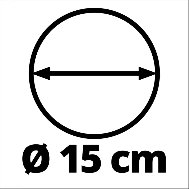 Einhell escova rotativa TC-HP 130 TE-HP 140 110 mm 420 mm