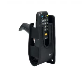 Coldre Mobilis REFUGE Holster HHD GUN M REFUGE Holster HHD GUN M, incl.: cinto de quadril (Basic), compatível com: terminais móveis com punho de pistola (031011)