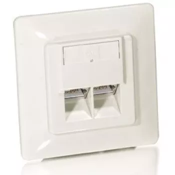 Conjunto de tomadas modulares alemãs Equip Cat.5e