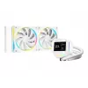 Refrigeração líquida para processador DeepCool LM240 WH 12 cm Branco 1 unid.