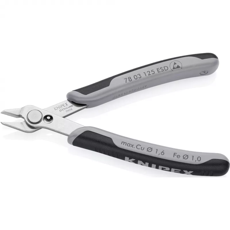 Alicate de corte diagonal Knipex 78 03 125 ESD