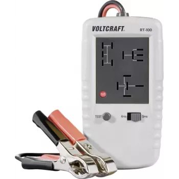 Testador de relés Voltcraft RT-100 — para testar relés de 12 V a 230 V
