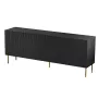 Cómoda JUNGLE 190x40.5x74.5 preto mate + pernas douradas