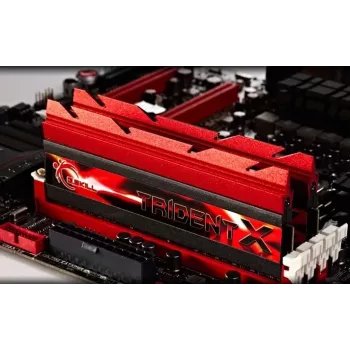 G.Skill TridentX Series - DDR3 - 16 GB : 2 X 8 GB - DIMM 240-PIN - 2400 MHz / PC3-19200 - CL10 - 1.65 V - sem buffer - non-ECC (F3-2400C10D-16GTX)