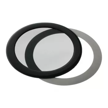 Filtro de pó DEMCiflex DF0015 para caixa de computador, redondo 109 mm (preto)