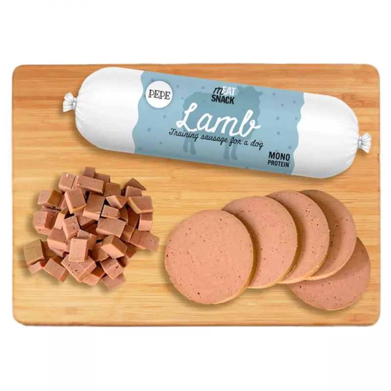 PAKA ZWIERZAKA Pepe Sausage Lamb - guloseima para cães - 200g