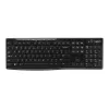 Teclado sem fios Logitech K270 com recetor Unifying em Preto