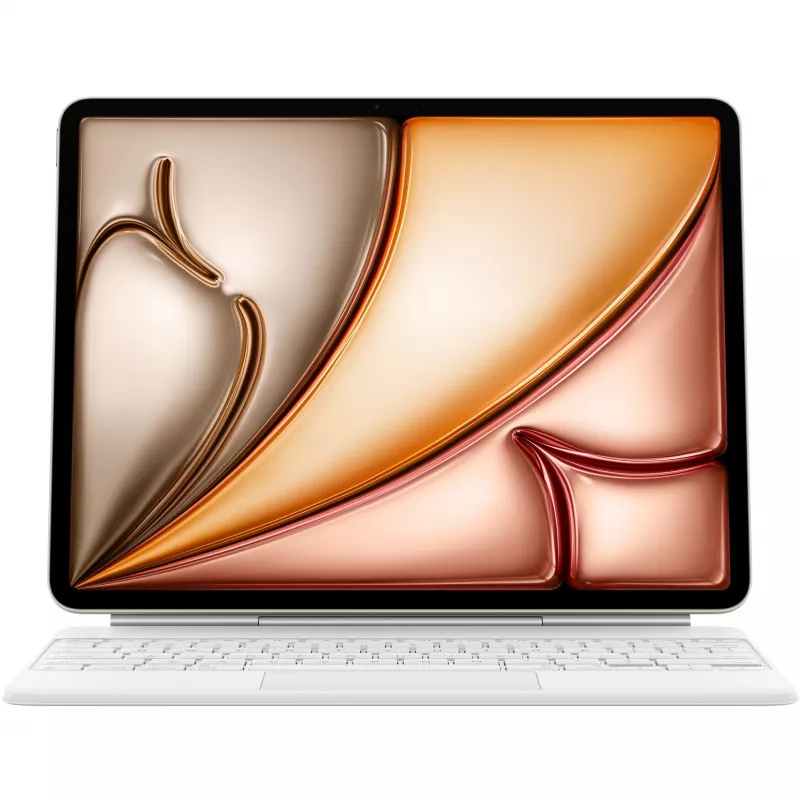 Teclado Magic para iPad Air 13 polegadas M3 – Neerlandês – branco